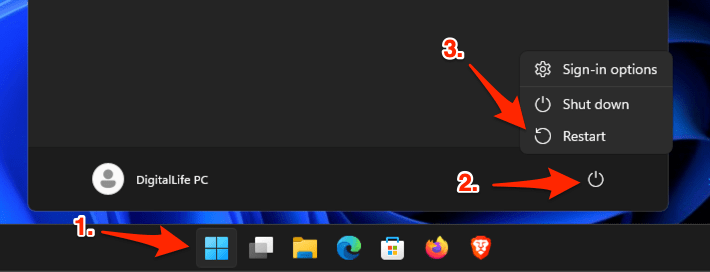 restart_windows_11_pc_from_start_menu