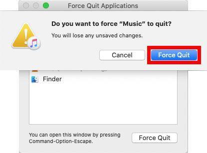 confirming-force-quit-of-music-app-in-mac-computer