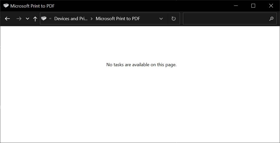 no-tasks-are-available-on-this-page-in-control-panel