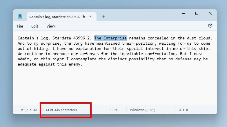 windows-11-notepad-character-count